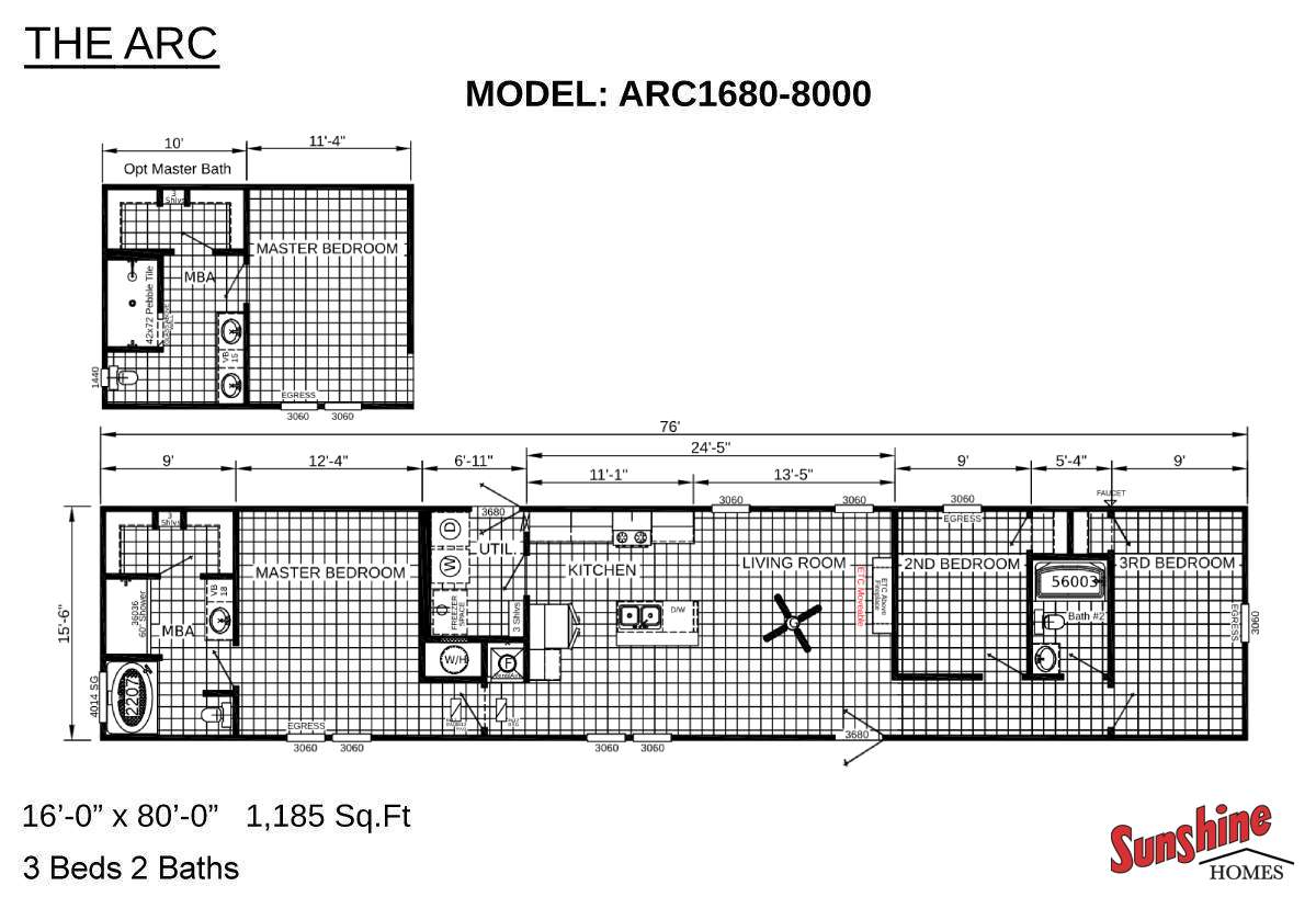 ARC1680 8000 Floor Plans New 